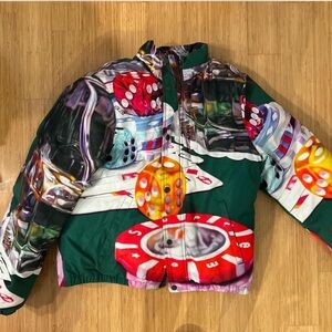 Supreme Multicolor Dice Print Kids Puffer Jacket